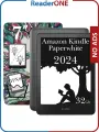 Электронная книга Amazon Kindle PaperWhite 12 2024 32Gb SE Metallic Black с обложкой ReaderONE Tree
