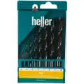 Набор спиральных сверл по дереву CV (8 пр; 3-10 мм) Heller TD18736