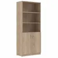 Шкаф с двумя дверками и полками SR-5W.5 дуб сонома, 77x 37x 181 см
