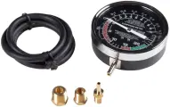 Вакуумметр, от -0,7 до 0,7 бар, комплект адаптеров, 5 предметов мастак 120-30003C