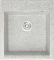 Мойка кухонная Domaci Савона PA 460 мраморная, 46x51, прямоугольная, мойка для кухни, серая, российская