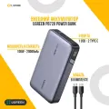 Внешний аккумулятор (повербанк) UGREEN PB720 (25188) PD, 100W, 20000mAh, кабель USB Type-C, серый