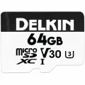 Карта памяти microSD Delkin 64GB Hyperspeed UHS-I SDXC microSD c SD адаптером
