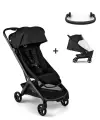 Прогулочная коляска Bugaboo Butterfly 2 Heritage Black+бампер+дождевик, для путешествий (черный) 2025 год