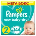Подгузники Pampers New Baby Dry, для мальчиков и девочек, 4–8 кг, 144шт