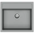 Врезная кухонная мойка Longran Geos GES 560.510 гранит Lonstone крома