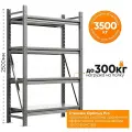 Металлический стеллаж IRONMEBEL Optimus Pro h-2500 Zn, 4 яруса 1800х500