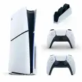 Игровая приставка Sony PlayStation 5 Slim, 1ТБ(с дисководом), Два геймпада + Зарядная станция Sony DualSense