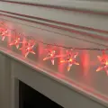 Светодиодная гирлянда Звездочки 20 красных LED ламп 4.5 м, прозрачный ПВХ, IP20, Snowhouse, LD020R-AY/ST