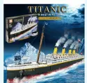 Конструктор Круизный Лайнер корабль Титаник, 1507 деталей