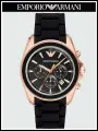Наручные часы EMPORIO ARMANI, черный/золотистый