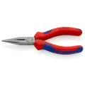 Длинногубцы KNIPEX с режущими кромками, 140 мм, фосфатированные, 2-комп ручки KN-2502140