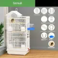 Клетка для попугая, клетка для скворца,1000*360*460, белый
