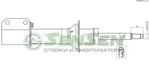Амортизатор SENSEN 41130188