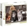 Пазл Clementoni High Quality Collection Деревенские котята (39340), 1000 дет.
