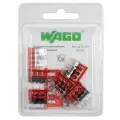 Клемма СМК WAGO 2273-204, 6 шт., блистер, красный
