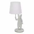 Лампа настольная Кот под лампу Е14, механический выключатель, белый , Uniel