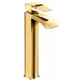 Смеситель для раковины высокий Grocenberg GB3007GO Золото