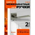 Ручки дверные Нора-М 133K Slim для межкомнатных дверей - Матовый никель