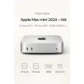 Оригинальный Apple Mac mini, 2024 (M4 10-Core, GPU 10-Core, 16GB, 256GB), Серебристый | Silver (MU9D3)