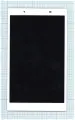 Дисплей (экран) в сборе с тачскрином для Lenovo Tab 4 8 Plus TB-8704 белый / 1920x1200 (WUXGA)