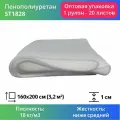 Поролон мебельный ST 1828 10x1600x2000мм, плотность 18 кг/м3