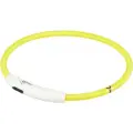 Электронный ошейник DUVO+ SEEcurity круглый, светящийся, нейлоновый, длина ошейника 45 см, желтый
