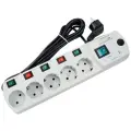 Сетевой фильтр MOST Elite ERG, 5 розеток, с/з, 10А / 2200 Вт 5 2 м 0.75 кв. мм 335 мм 85 мм 60 мм белый,