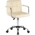Кресло офисное Dobrin 9400-LM, цвет кремовый