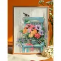 Набор для вышивания крестом Риолис, вышивка крестиком Цветы моего сада 30*40см, 2299