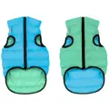 Куртка для собак Collar AiryVest LUMI двусторонняя светящаяся салатово-голубая (M50)