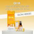 Подарочный набор для ухода за лицом и телом Q+A Glow Heroes, для всех типов кожи