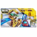 Zuru Metal Machines Construction Destruction /Коллекционный набор детских игрушек для мальчиков с кольцевым треком и гоночным автомобилем