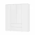 Шкаф 4-х створчатый Симпл ШК-13 (БТС) Белый