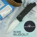 Нож складной Benchmade Bugout 535 Carbon / Нож туристический из высокоуглеродистой стали / Drop Point Карбон