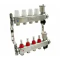 VALFEX VF.586.0612 (1х 12 выходов Евроконус 3/4), Коллекторная группа из нержавеющей стали со встроенными расходомерами в сборе