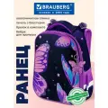 Рюкзак школьный для девочки, портфель в 1 класс ортопедический, ранец с брелоком, Brauberg Блестящие бабочки, 274393