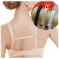 Женские эластичные Нескользящие, невидимые бретельки для бюстгальтера, регулируемые, в наборе 3 цвета: белый, нюд, чёрный, цена за 3 штуки