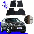 Автомобильные коврики EVA/ЕВА/ЭВА для Kia Sorento 2 II (XM) / Киа Соренто 2 II (XM) 2012-2021 черный коричневый