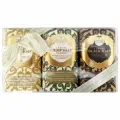 Набор мыла Nesti Dante Luxury Hemp, Luxury Black, Luxury Gold (Роскошное чёрное, роскошное золото, конопляное) 3шт по 250г