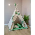 Вигвам для детей Lilikids Бежевый и Мятный, зеленый