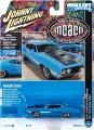 Johnny Lightning 1971 Ford Torino Cobra (MCACN) Grabber Blue (серия Muscle Cars, JLSP287A) - коллекционная машинка