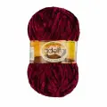 Пряжа DOLLY VELOUR 100% полиэстер 100 г 93 м №17 вишневый