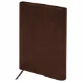 Ежедневник недатированный А5 Brauberg Magnetic X (160 листов) кожзам коричневый, с магнитным клапаном (113280), 30шт.