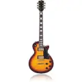 SX EH3D-DS Электрогитара, корпус: махагон, верх из клена, гриф: махагон, анкер, накладка: палисандр, 22 лада, звукосниматели: H-H, контроллеры: 2 громкости, 2 тона, 3 позиционный переключатель, цвет: Desert Sunburst