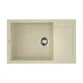 Кухонная мойка с крылом OMOIKIRI Sakaime 78-LB-BE, искусственный гранит/большая чаша/ваниль