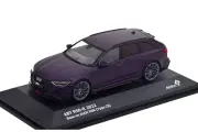 Модель коллекционная SOLIDO Audi abt RS6-R avant 2022 matt-purple / ауди РС6-Р абт пурпурный