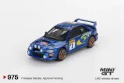 MINI GT 1:64 масштабная модель автомобиля, WRC98 No3 blue