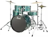 Барабанная установка pearl roadshow rs525sbc/c703 - ударная установка для начинающих в составе: большой барабан 22x16, малый барабан 14x5.5, томы 10x8 и 12x9, напольный том 16x16, набор стоек, стул, тарелки 14hh и 16 crash/ride, палочки и постер! тарелка