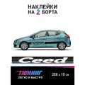 Большие наклейки на автомобиль Kia Ceed